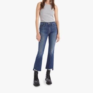 MOTHER Denim The Insider Crop Step Fray- 26 NWOT